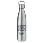 Doppelwandige Flasche 500ml mit markiertem Druckbereich für Ihr Logo
