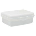 Lunchbox PP 800ml Weiß als Werbeartikel mit Logodruck