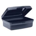 Lunchbox PP 800ml Blau, geöffnet dargestellt