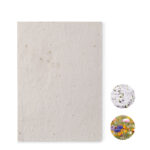 DIN A5 Wildblumen-Samenpapier als Werbeartikel mit Logodruck