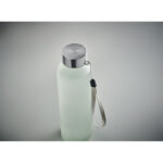Glasflasche 500ml, Detailaufnahme des Materials