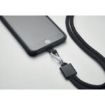 RPET-Lanyard, geöffnet dargestellt