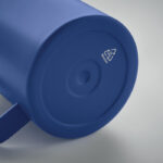 Doppelwandiger Becher 300 ml Blau von oben