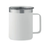 Doppelwandiger Becher 300 ml Weiß als Werbeartikel mit Logodruck