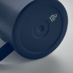 Doppelwandiger Becher 300 ml Blau von oben