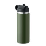Doppelwandige Flasche 500 ml Gruen, Seitenansicht