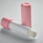 Veganer Lippenbalsam Rosa, Detailaufnahme des Materials