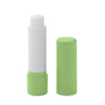 Veganer Lippenbalsam Gruen als Werbeartikel mit Logodruck