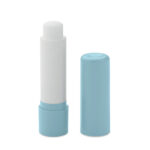 Veganer Lippenbalsam Blau als Werbeartikel mit Logodruck