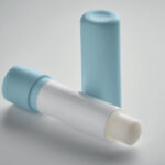 Veganer Lippenbalsam Blau, Detailaufnahme des Materials
