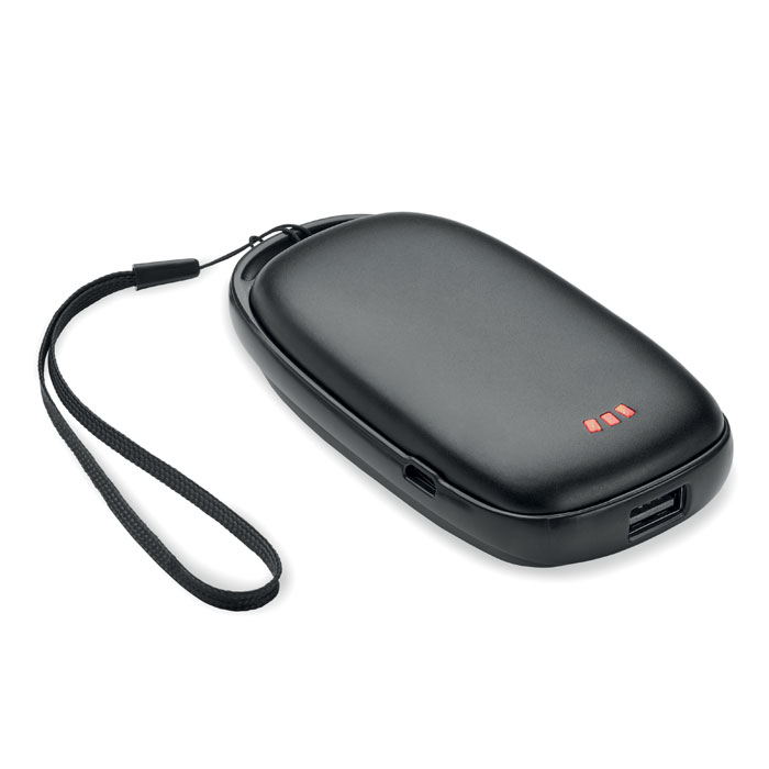 Handwärmer 4000 mAh Powerbank Handwärmer 4000 mAh Powerbank als Werbeartikel mit Logodruck