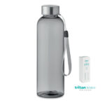 Tritan Renew™ Flasche 500 ml Grau als Werbeartikel mit Logodruck