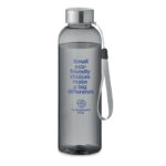 Tritan Renew™ Flasche 500 ml Grau mit markiertem Druckbereich für Ihr Logo