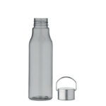 Trinkflasche RPET 600 ml Grau, Rückansicht