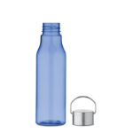 Trinkflasche RPET 600 ml Blau, Rückansicht