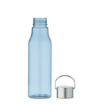 Trinkflasche RPET 600 ml Blau, Rückansicht