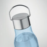 Trinkflasche RPET 600 ml Blau, Detailaufnahme des Materials