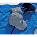Baseball cap 5 panels reflek. von oben