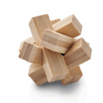 Holzpuzzle/Gehirnjogging Bambus als Werbeartikel mit Logodruck
