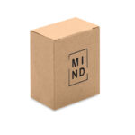 Geduldsspiel Holz Dreieck mit markiertem Druckbereich für Ihr Logo