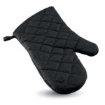 Topfhandschuh Schwarz als Werbeartikel mit Logodruck