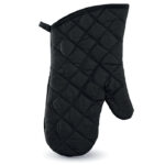 Topfhandschuh Schwarz von oben