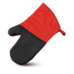 Topfhandschuh Rot, Rückansicht
