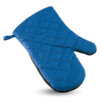 Topfhandschuh Blau als Werbeartikel mit Logodruck