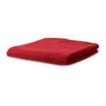 Fleece-Decke Rot, Seitenansicht