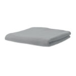 Fleece-Decke Silber, Seitenansicht
