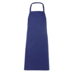 Küchenschürze aus Baumwolle Blau, Seitenansicht