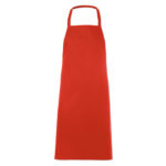 Küchenschürze aus Baumwolle Rot, Seitenansicht