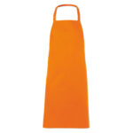 Küchenschürze aus Baumwolle Orange, Seitenansicht