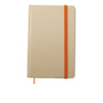 DIN A6 Notizbuch Orange als Werbeartikel mit Logodruck