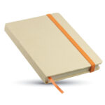 DIN A6 Notizbuch Orange, Rückansicht