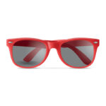 Sonnenbrille Rot von oben