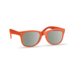 Sonnenbrille Orange als Werbeartikel mit Logodruck