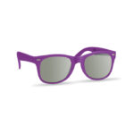 Sonnenbrille Lila als Werbeartikel mit Logodruck
