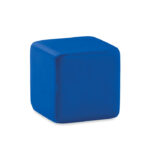 Anti-Stress-Würfel Blau als Werbeartikel mit Logodruck