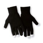 Touchscreen-Handschuhe Schwarz, weitere Ansicht