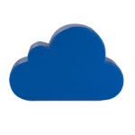 Anti-Stress-Wolke Blau, Rückansicht
