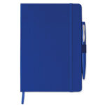 DIN A5 Notizbuch Blau als Werbeartikel mit Logodruck
