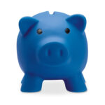 Sparschwein Blau, Rückansicht