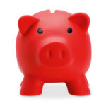 Sparschwein Rot, Rückansicht