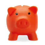 Sparschwein Orange, Rückansicht