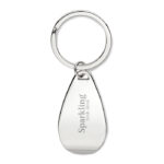 Schlüsselring mit Kapselheber mit markiertem Druckbereich für Ihr Logo