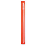 Snap-Reflektorband Orange mit markiertem Druckbereich für Ihr Logo