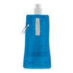 Faltbare Wasserflasche Blau, Rückansicht