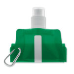 Faltbare Wasserflasche Gruen von oben
