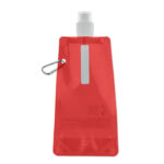 Faltbare Wasserflasche Rot als Werbeartikel mit Logodruck